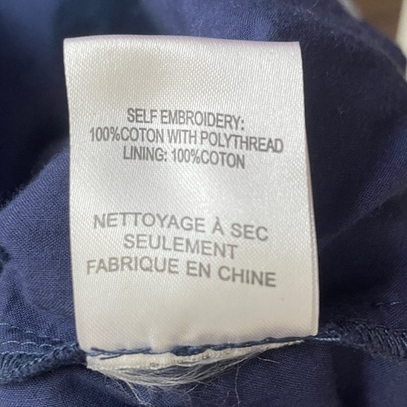 NWOT Sea New York Bluee and White Embroidered Top, Size 0 - Picture 10 of 11